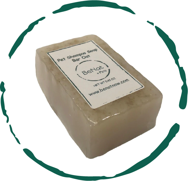 BeNat Pets. All-Natural Pet Shampoo Bar. Oat. 5.8 oz.- NobleCanine
